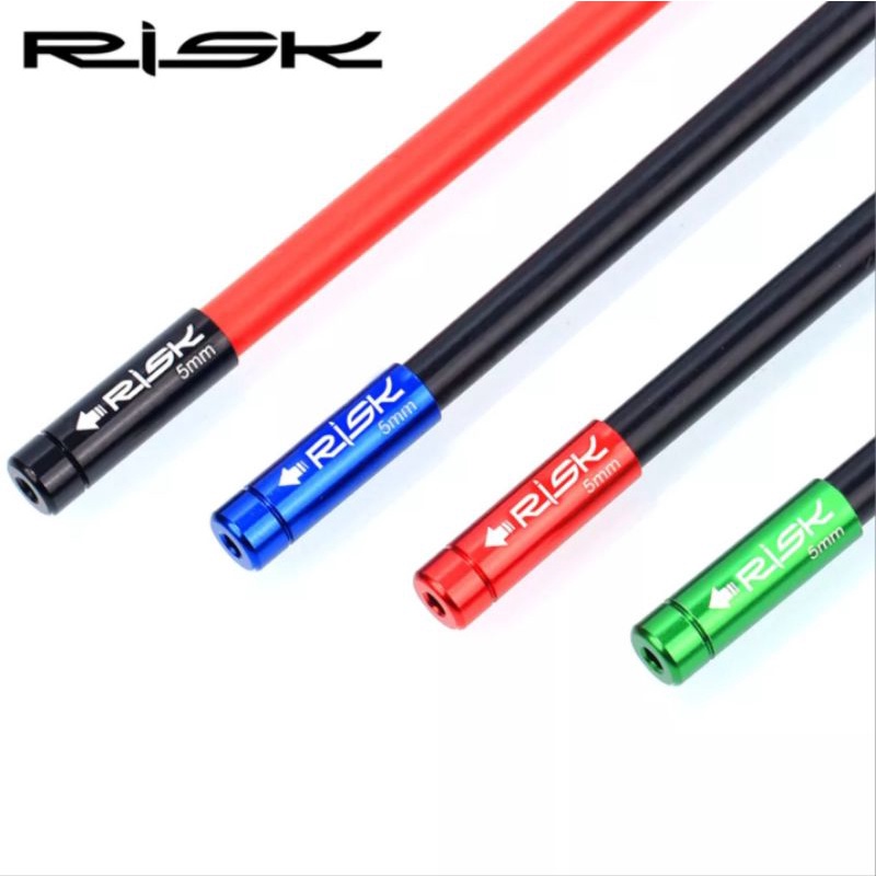 Risk End Cup Kabel Rem Sepeda Stopper Housing Brake End Cap Cable Sepeda