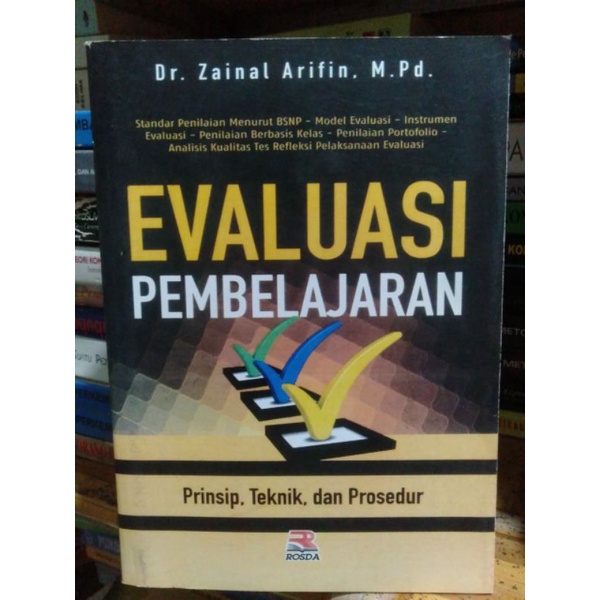 

Evaluasi Pembelajaran By Dr. Zainal Arifin