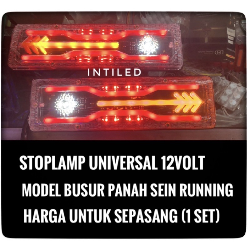 12VOLT - STOPLAMP UNIVERSAL BUSUR PANAH SEIN RUNNING L300 CARRY