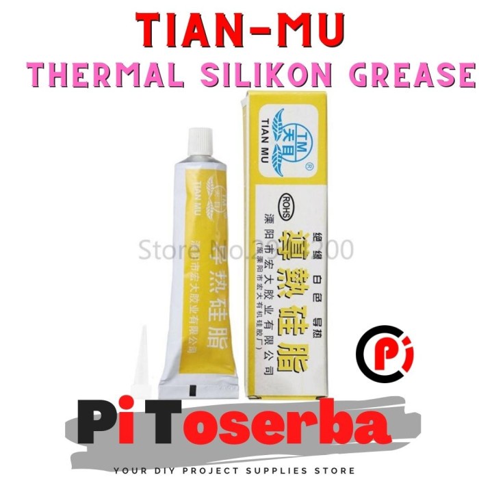 TIAN MU Thermal Silicone Grease Termal Pasta Silikon Isi Warna Putih