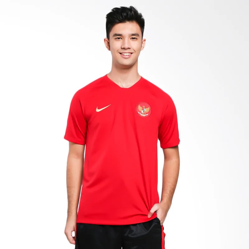 KAOS JERSEY BOLA MENS INDONESIA NIKE AS INDO M NK BRT STAD JSY SS H
