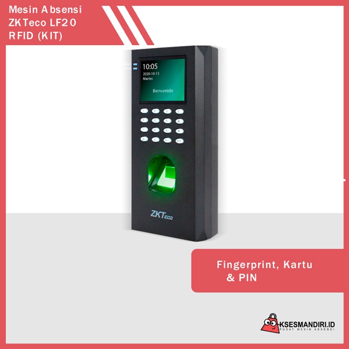 ZKTeco | Kontrol Akses dan Absensi LF20 RFID (KIT)