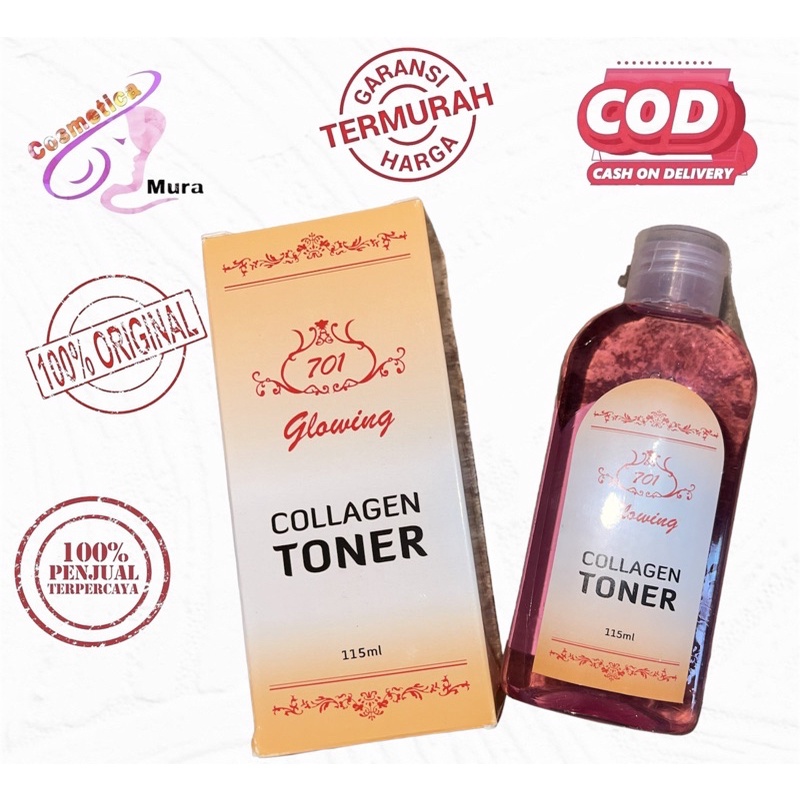 *toner wajah* [110 ml] toner collagen 701 glowing terbaru 110 ml - toner collagen 701