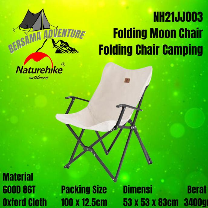 Kursi Lipat Camping Naturehike NH21JJ003 Moon Chair stock ready