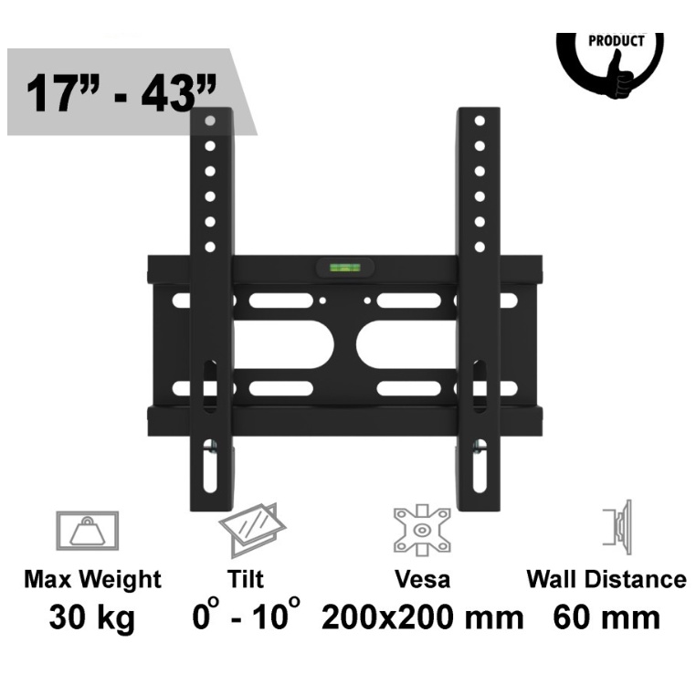 BRACKET TV LCD/LED 17-43&quot; 43 INFORCE W200CT UNIVERSAL BRAKET BREKET