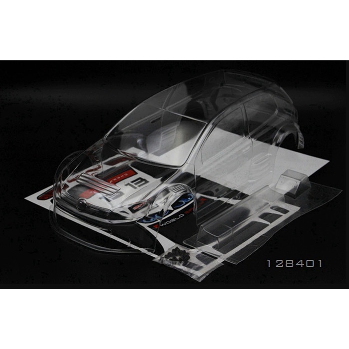 BRC DT2 1/10 RALLY BODY SHELL (CLEAR) #BRC-128401