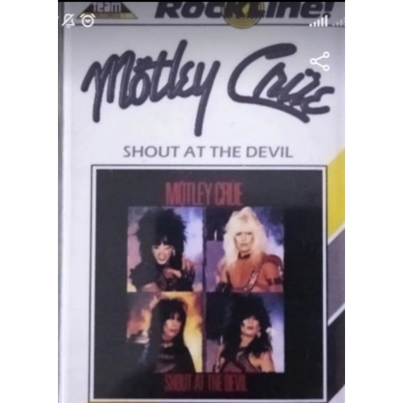 Kaset pita team rockline Motley Crue
