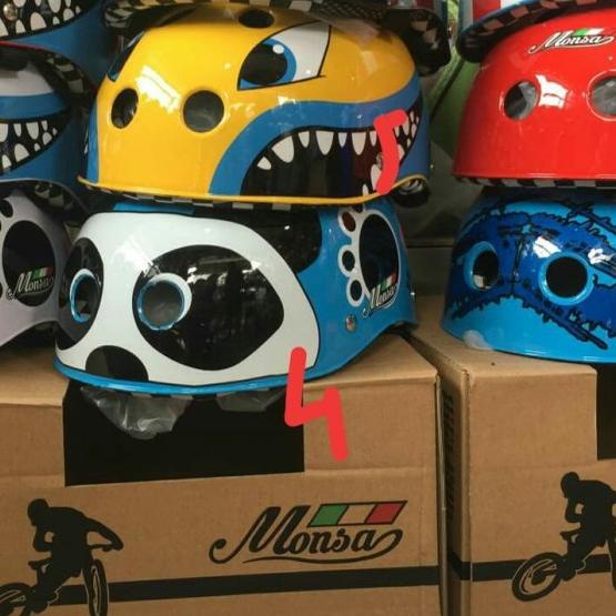 HELM ANAK /HELM SEPEDA SKATING MOTIF KEREN / HELM SEPEDA