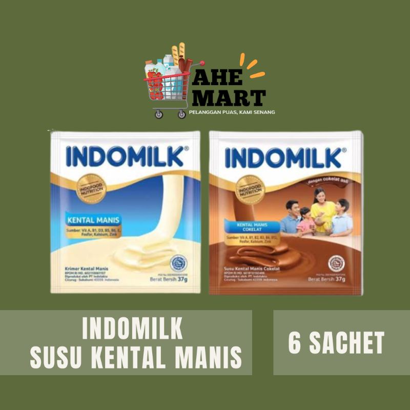 

INDOMILK SUSU KENTAL MANIS RENCENG 6 SACHET X 37G