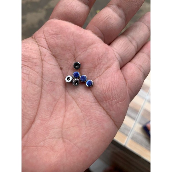 Crown knop Jam Tangan Titoni Silver Size 5mm