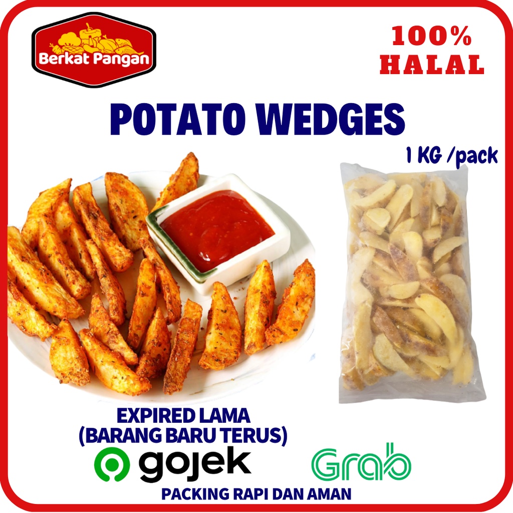 Kentang Goreng Potato Wedges 1 kg