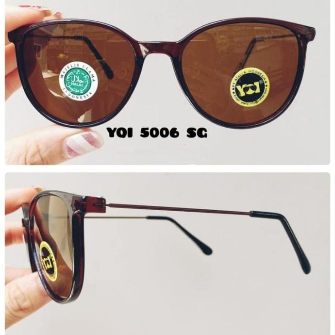 BEST SELLER KACAMATA FASHION GANTUNG KEREN KACAMATA GAYA PRIA WANITA RETRO COKLAT STOK TERBATAS