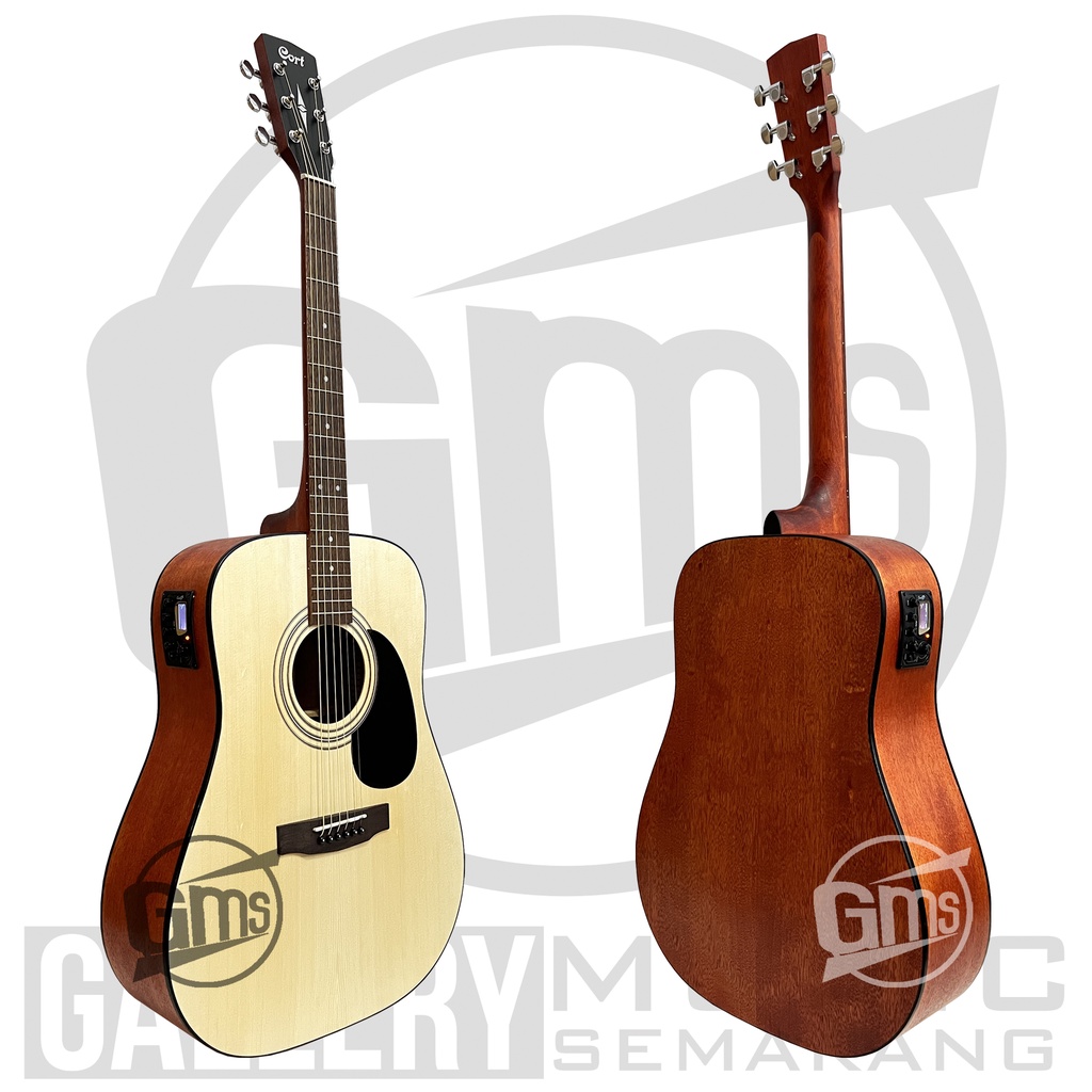 ORIGINAL!!! Gitar Akustik Elektrik Cort AD810 OP Original Preamp Equalizer Tuner AW-1