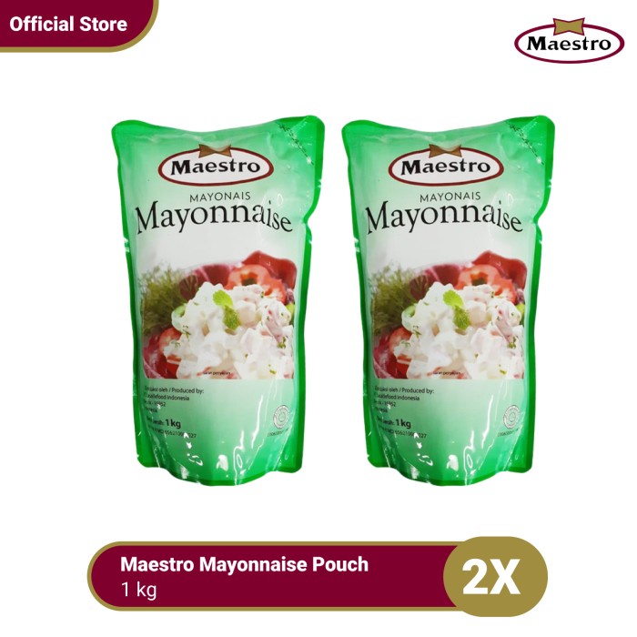 

MAESTRO MAYONNAISE POUCH 1000 GR - ISI 2