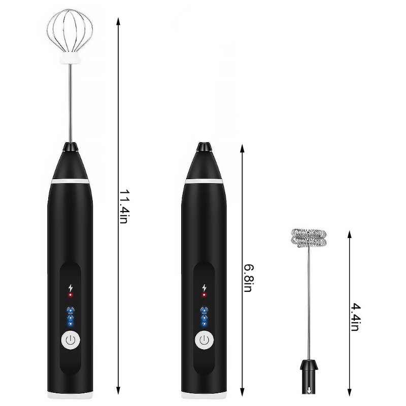 Milk frother electric USB rechargeable / egg mixer alat pengocok telur susu dalgona coffee elektrik