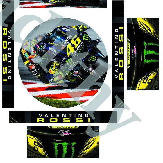 Stiker Tebok LoveBird - VR46 GP19