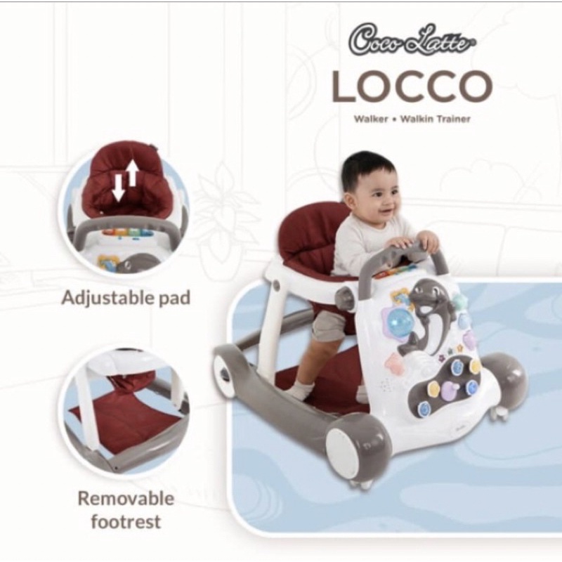 Baby Walker Cocolatte Locco