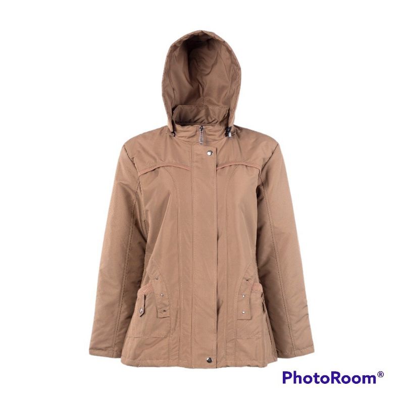 Jaket Parka Polos List Wanita/Cewek Premium and Best Quality!!