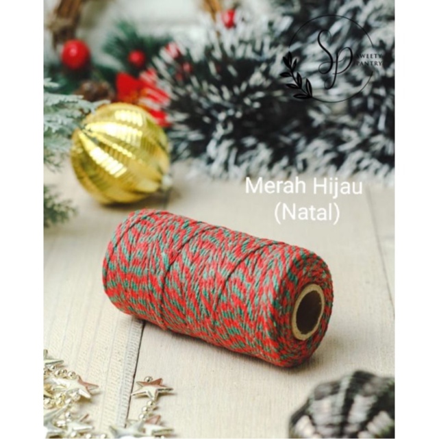 

READY SIAP KIRIM: TALI HIAS NATAL (1 ROLL = 90 METER)