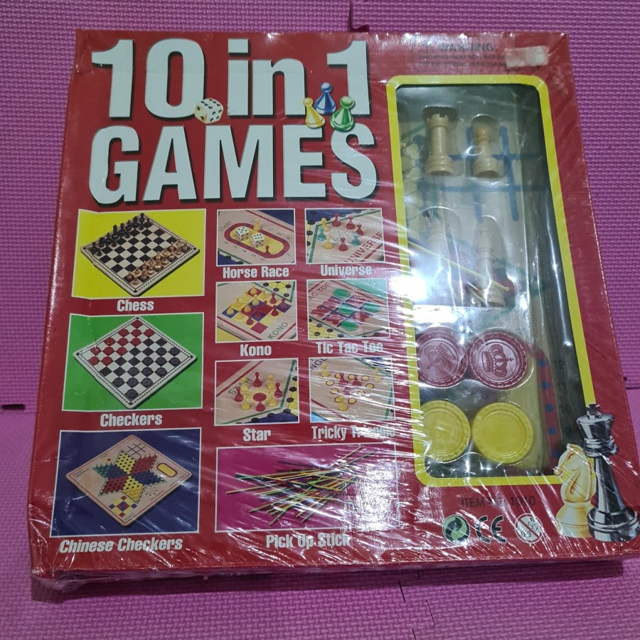Board Game - 10 in 1 Games Segel