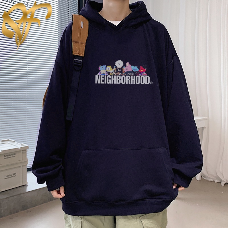 Hoodie Neighborhood BT21 Unisex Pria &amp; Wanita Korean Style | Dhea Fashion