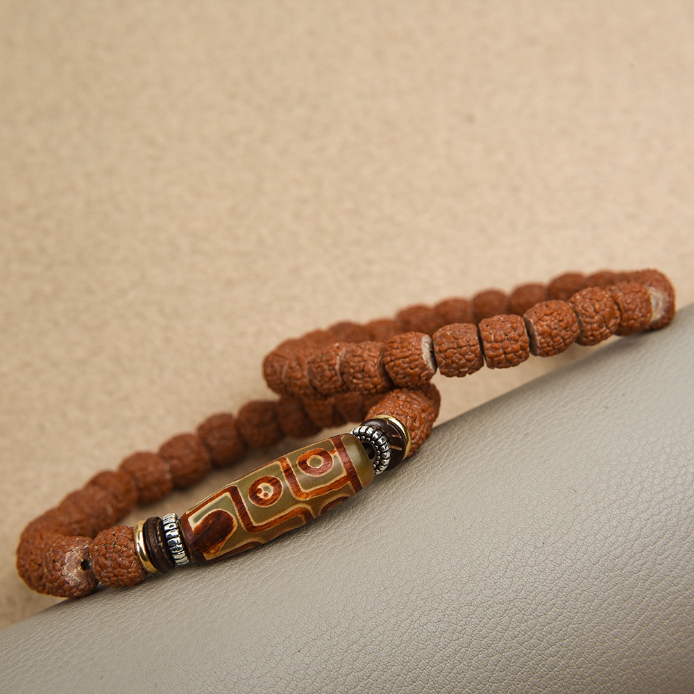 Gelang Manik-Manik Budha Tibet Adjustable Untuk Pria Dan Wanita