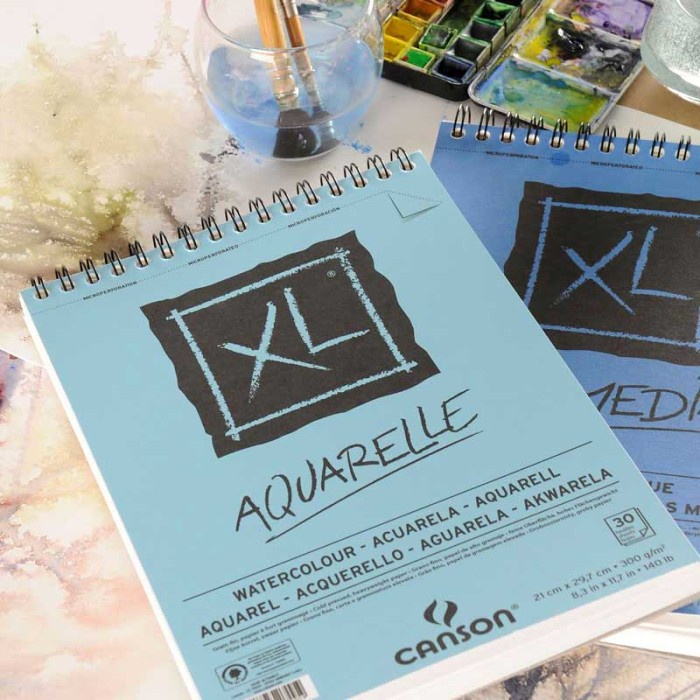 

Canson XL Aquarelle Pad A4 (Watercolor)