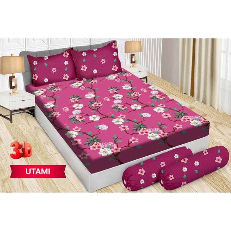 Sprei Bonita No 2 Queen 160x200 Motif Farah Utami Karisma Teresa Balerina Cute Queen Rose Teddy Dino
