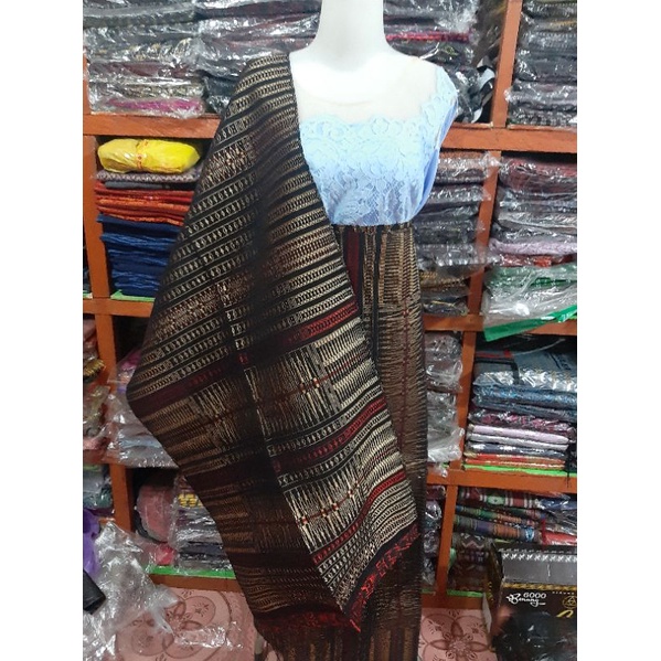 Songket Pucca Klasik Tenunan Rose Gold