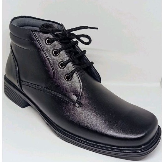 Sepatu Pria Pantofel Formal PDH Semi Boot Kulit Asli Grammer