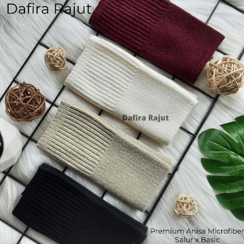 [New Product] Ciput Rajut Inner Bandana Premium Anisa Microfiber Original Motif Basic