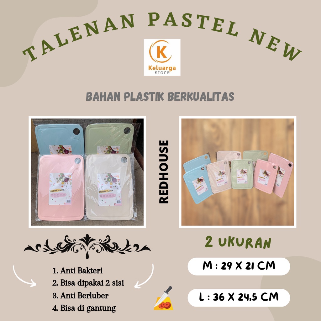 Talenan Plastik New Redhouse Pastel