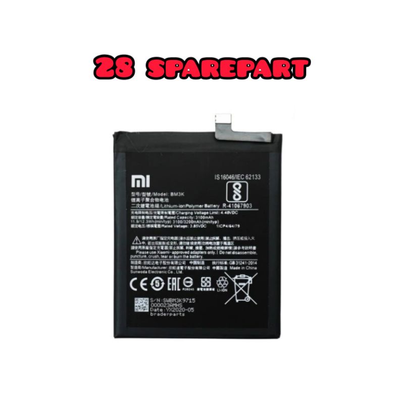 BATERAI / BATRE BM3K XIAOMI MIX 3 / MI MIX 3 ORIGINAL