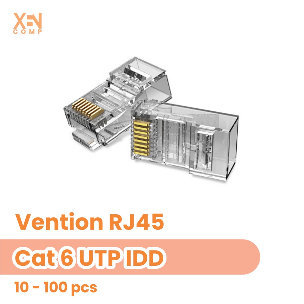 Konektor RJ45 Cat.6 UTP Vention - IDD Modular Gigabit Jack Plug Connector