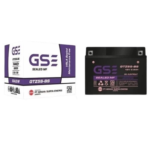 Aki Motor GS GTZ5 Mio Soul, MioZ, Mio M3 125, Mio GT 125, Mio J Accu