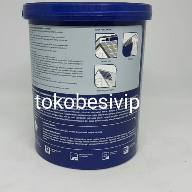 DULUX AQUASHIELD CAT PELAPIS ANTI BOCOR 1KG - abu muda