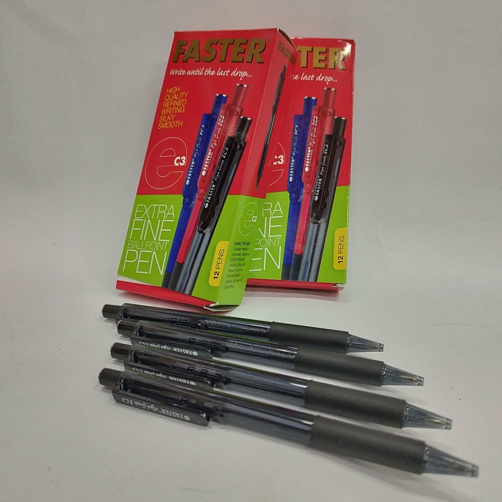 

Ballpoint/Pulpen/Pen Faster EC3 0.7mm