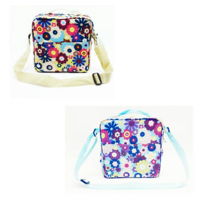TAS BAYI motif LAVENDER FREE STROLLEER HOOK TERMURAH /Tas Perlengkapan bayi / Tas Bayi Diapers bag
