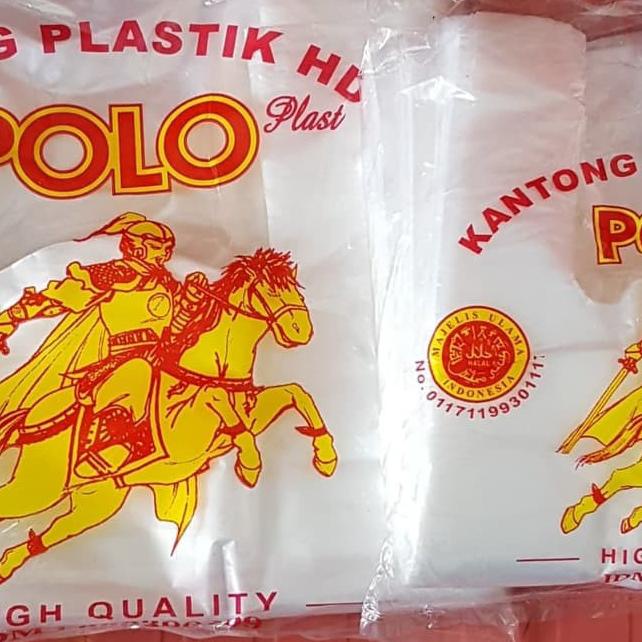 

PAKET ISI 5 Kantong Plastik HD Polo - Kresek Bening - Plastik uk 15 24