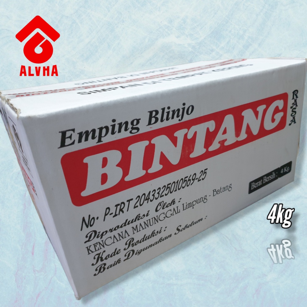 Emping Blinjo Bintang Dus 4kg