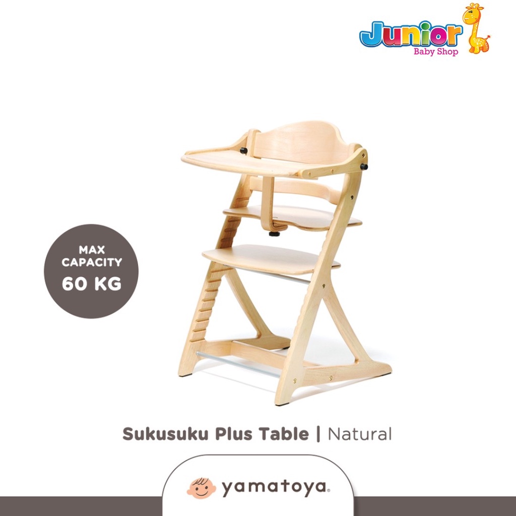 Yamatoya Sukusuku Plus Table Natural - Meja Makan Balita