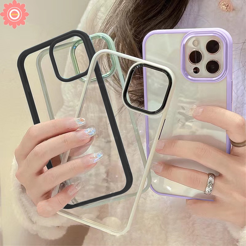 3in1 Soft Case Warna Permen Macaron Untuk OPPO A17 A15 A16 A7 A9 A53 A96 A76 A54 A55 A16K A77 A57 A95 A12 Reno 7 8 A5s A16E A1K A77s A15 A1 A3s A3K Case Pelindung Earphone Bluetooth Airpod