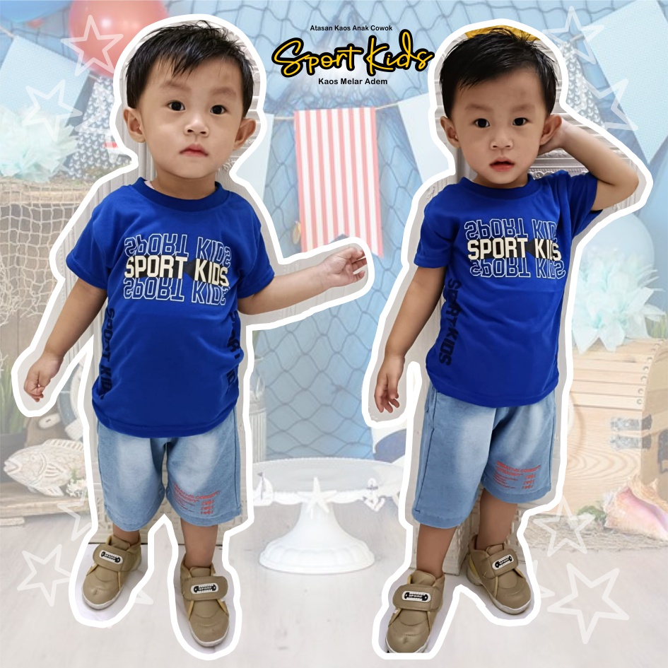 Atasan Kaos Anak Laki-Laki Sport Kids CF Kids