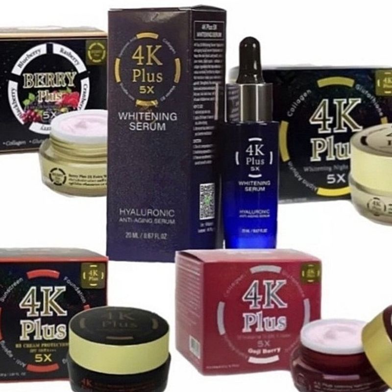 4K Plus 5X Whitening Night Cream | Underarm Cream | Day Cream | BB Cream | Goji Berry ORIGINAL 100%