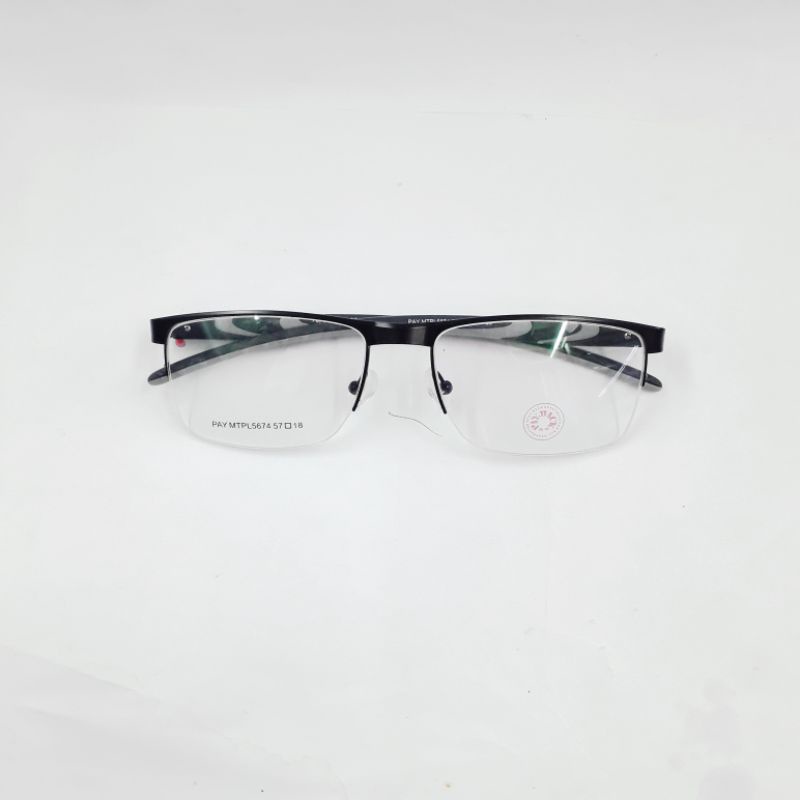 Kacamata Payback Male's Half Frame MTPL5674 Col.3(Grey)