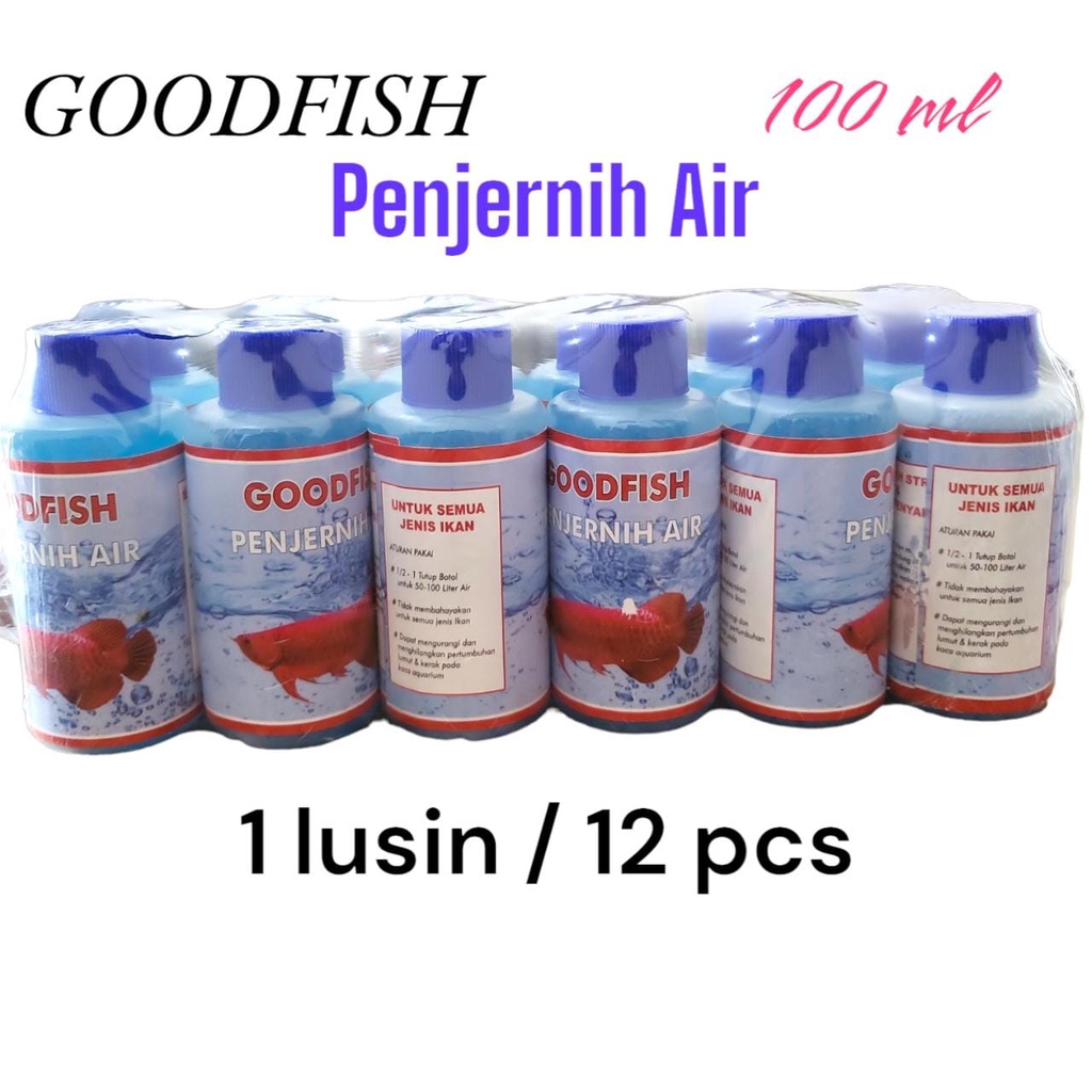 goodfish 1 lusin penjernih air aquarium penjernih aquascape 100 ml