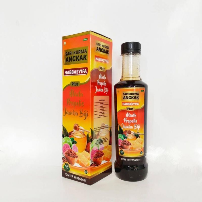 

Sari Kurma Angkak Extra Jambu Biji Propolis Madu 470g Manis