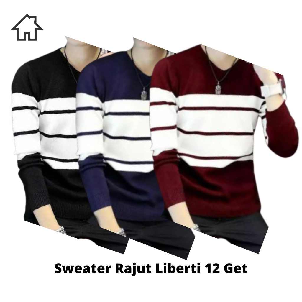 Pojokfashion - SWEATER RAJUT LIBERTY TRIBAL 14 GET PREMIUM BAHAN HALUS DAN NYAMAN