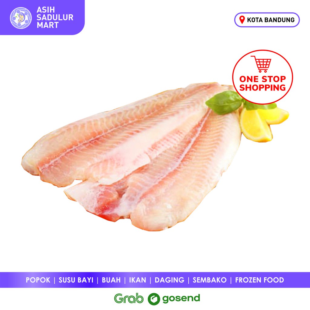 Ikan Fillet Dori Premium Grade A Beku 500g / 1kg Bandung