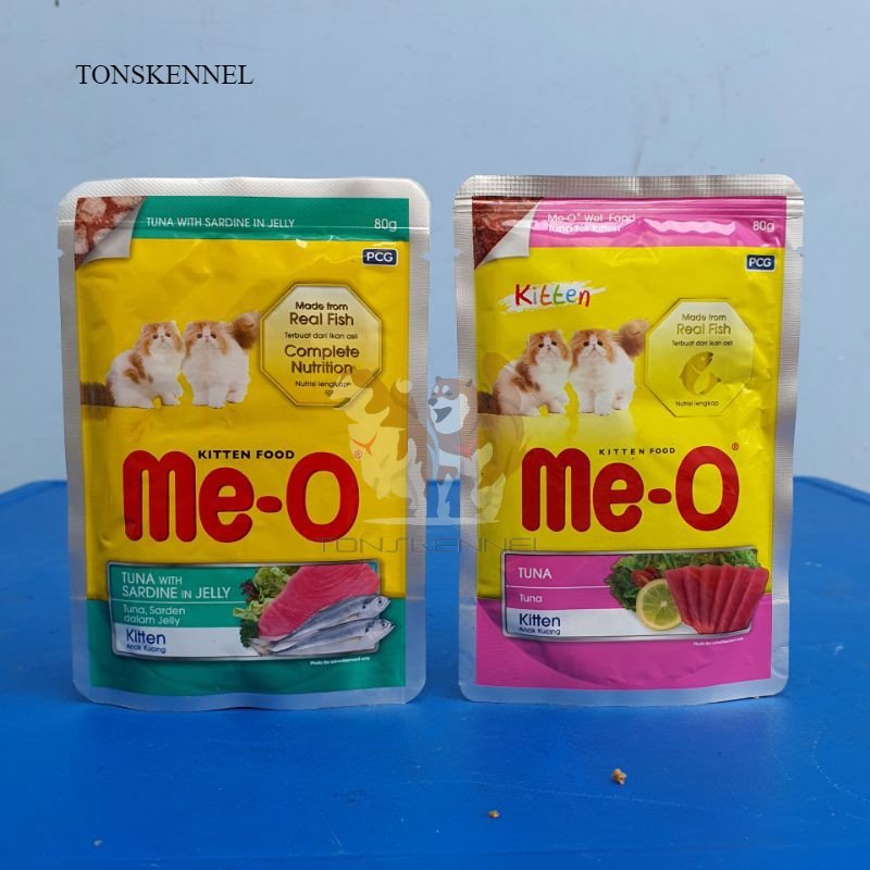 Meo Pouch 80g - Makanan Kucing Basah Me-O Sachet Wet food